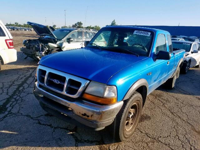 1FTZR15X8XTB07394 - 1999 FORD RANGER SUP BLUE photo 2