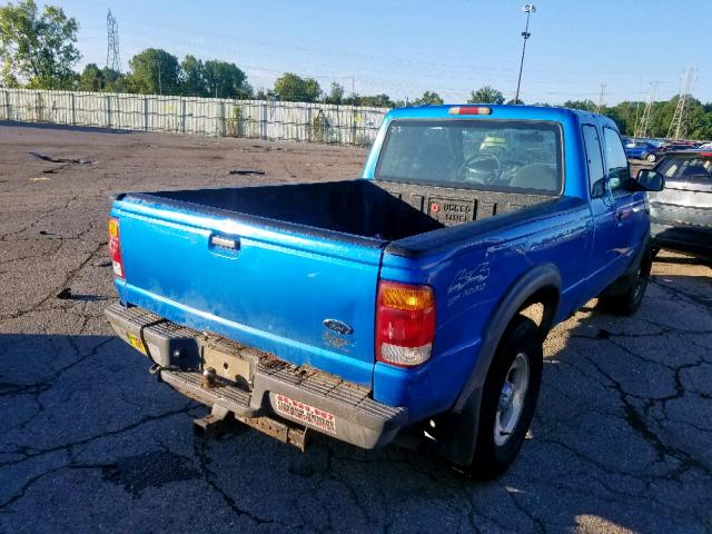 1FTZR15X8XTB07394 - 1999 FORD RANGER SUP BLUE photo 4