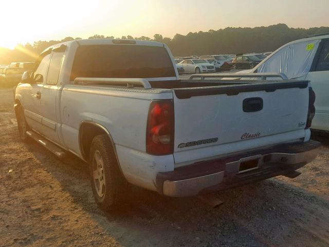 1GCEC19V97Z137719 - 2007 CHEVROLET SILVERADO WHITE photo 3