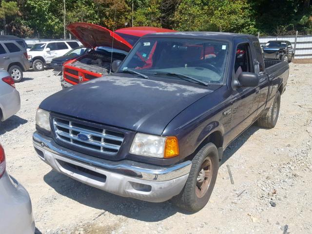 1FTYR14V82TA71355 - 2002 FORD RANGER SUP BLACK photo 2