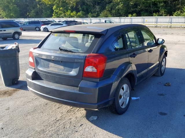 1B3HB28B27D177992 - 2007 DODGE CALIBER BLUE photo 4