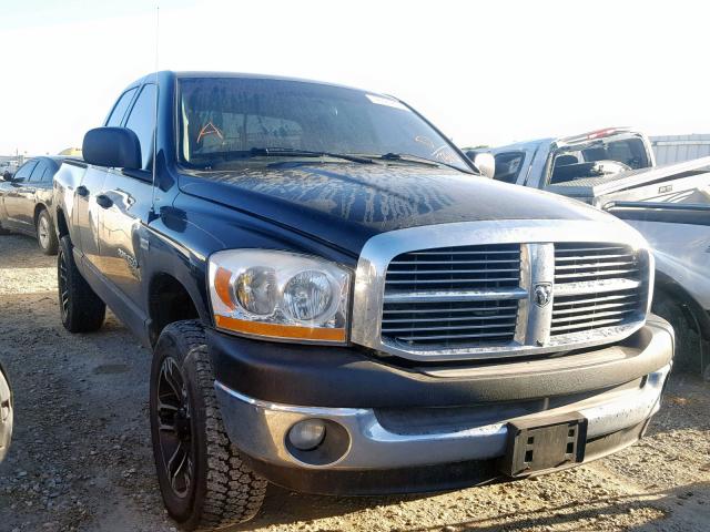 1D7HU18216S637324 - 2006 DODGE RAM 1500 S BLACK photo 1