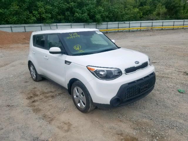 KNDJN2A2XE7019509 - 2014 KIA SOUL WHITE photo 1