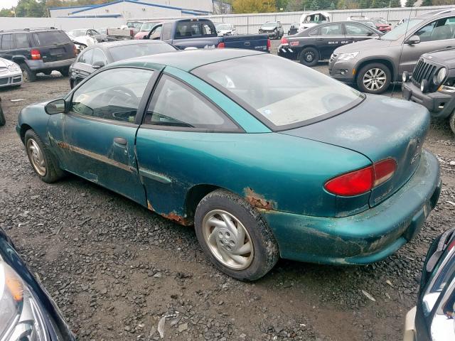 1G1JC1248VM150576 - 1997 CHEVROLET CAVALIER B GREEN photo 3