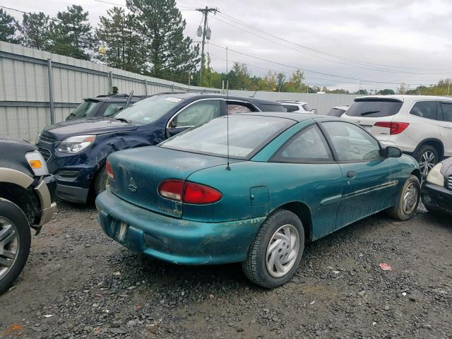 1G1JC1248VM150576 - 1997 CHEVROLET CAVALIER B GREEN photo 4