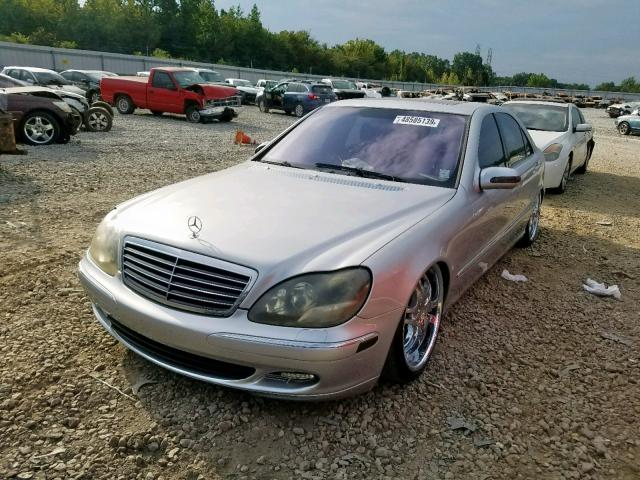 WDBNG70J13A336885 - 2003 MERCEDES-BENZ S 430 SILVER photo 2