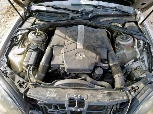 WDBNG70J13A336885 - 2003 MERCEDES-BENZ S 430 SILVER photo 7