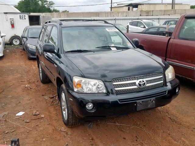 JTEEW21A070041869 - 2007 TOYOTA HIGHLANDER BLACK photo 1