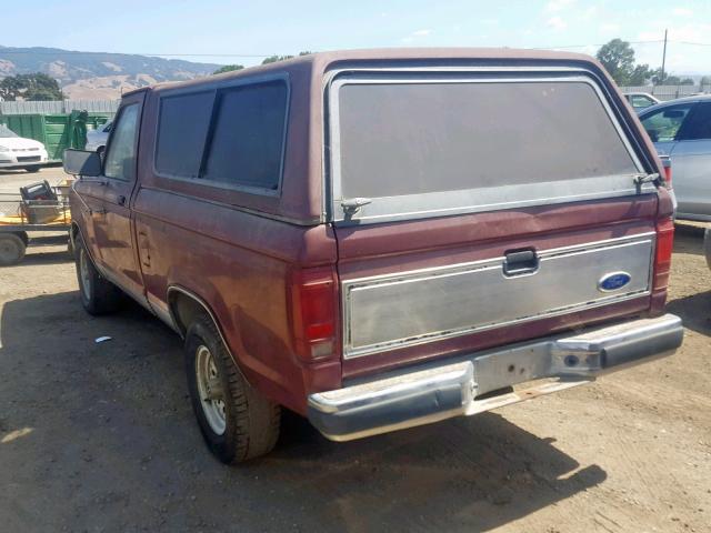 1FTCR10T8LUB04414 - 1990 FORD RANGER RED photo 3