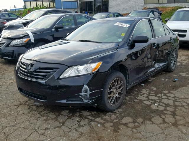 4T1BE46K57U127867 - 2007 TOYOTA CAMRY NEW BLACK photo 2