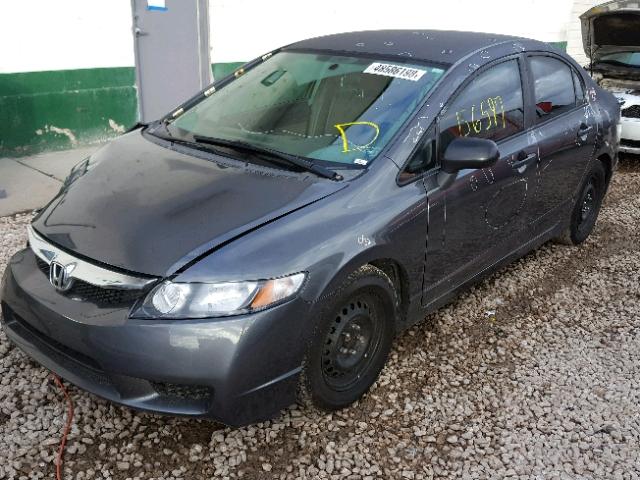 19XFA1F34AE070902 - 2010 HONDA CIVIC VP GRAY photo 2