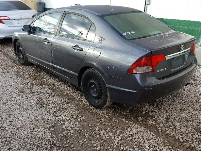 19XFA1F34AE070902 - 2010 HONDA CIVIC VP GRAY photo 3