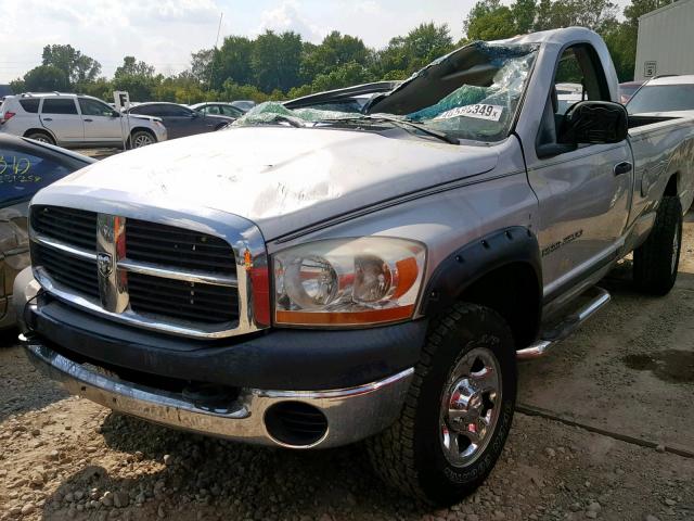 3D7KS26C86G132112 - 2006 DODGE RAM 2500 S Gümüş foto 10