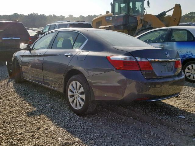 1HGCR2F80FA025514 - 2015 HONDA ACCORD EXL GRAY photo 3