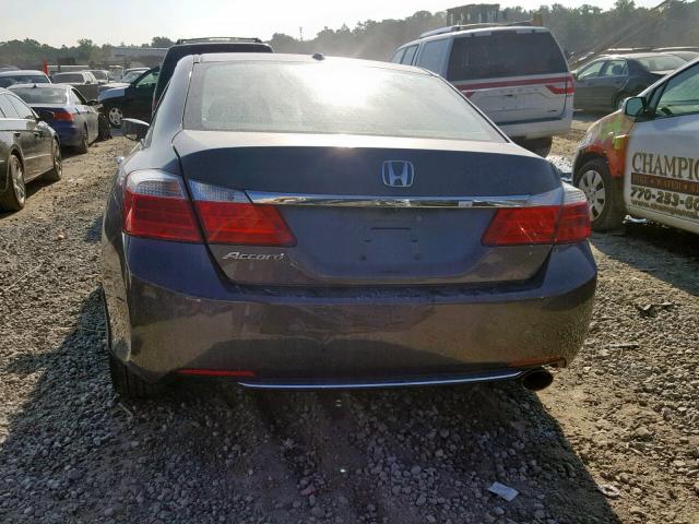 1HGCR2F80FA025514 - 2015 HONDA ACCORD EXL GRAY photo 9