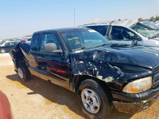 1B7GL22Y9WS647210 - 1998 DODGE DAKOTA BLACK photo 9