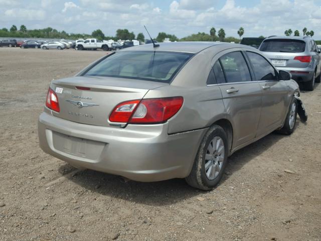 1C3LC46KX8N219474 - 2008 CHRYSLER SEBRING LX GOLD photo 4