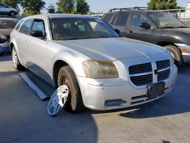 2D4FV48T85H617394 - 2005 DODGE MAGNUM SE SILVER photo 1