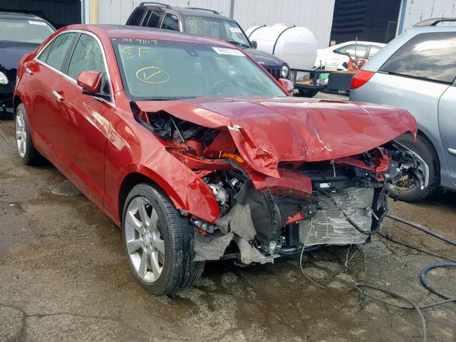 1G6AH5RX3F0101765 - 2015 CADILLAC ATS LUXURY RED photo 1