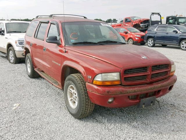 1B4HS28Y7WF101140 - 1998 DODGE DURANGO RED photo 1