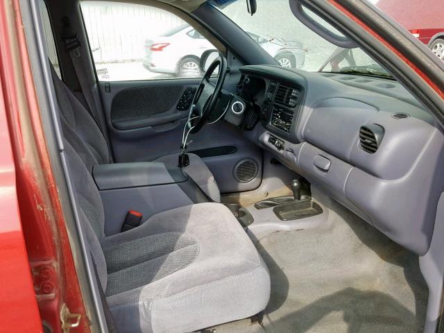 1B4HS28Y7WF101140 - 1998 DODGE DURANGO RED photo 5