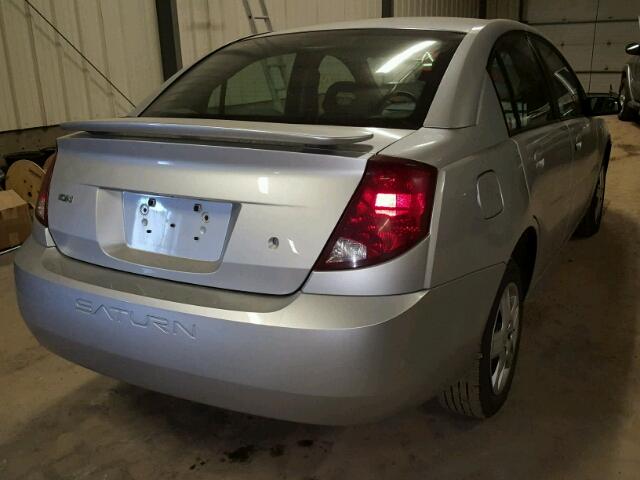 1G8AJ55FX7Z208334 - 2007 SATURN ION LEVEL SILVER photo 4