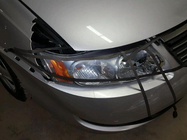 1G8AJ55FX7Z208334 - 2007 SATURN ION LEVEL SILVER photo 9