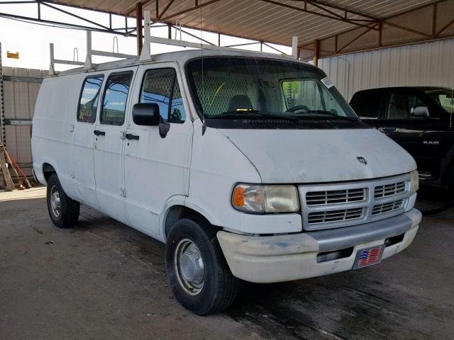 2B7HB21X9TK133668 - 1996 DODGE RAM VAN B2 WHITE photo 1