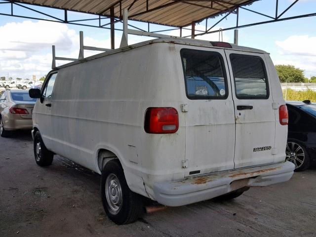 2B7HB21X9TK133668 - 1996 DODGE RAM VAN B2 WHITE photo 3