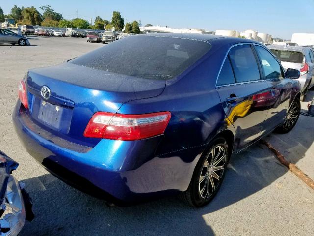 4T1BE46K39U331750 - 2009 TOYOTA CAMRY BASE BLUE photo 4