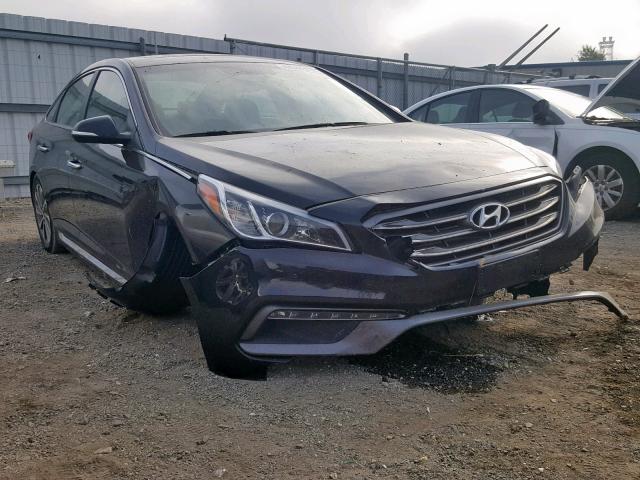 5NPE34AF0GH427277 - 2016 HYUNDAI SONATA SPO BLACK photo 1