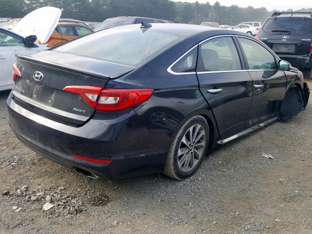 5NPE34AF0GH427277 - 2016 HYUNDAI SONATA SPO BLACK photo 4