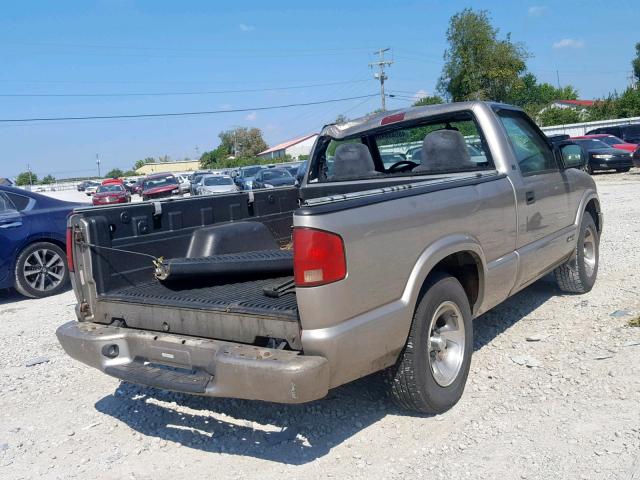 1GCCS1443YK158276 - 2000 CHEVROLET S TRUCK S1 GRAY photo 4