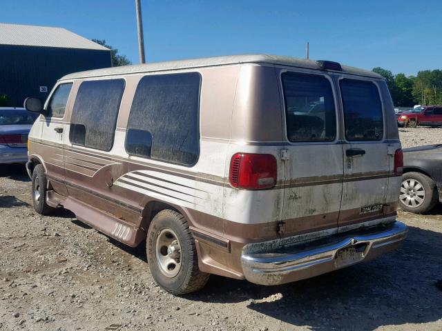 2B6HB11Y92K144515 - 2002 DODGE RAM VAN B1 WHITE photo 3