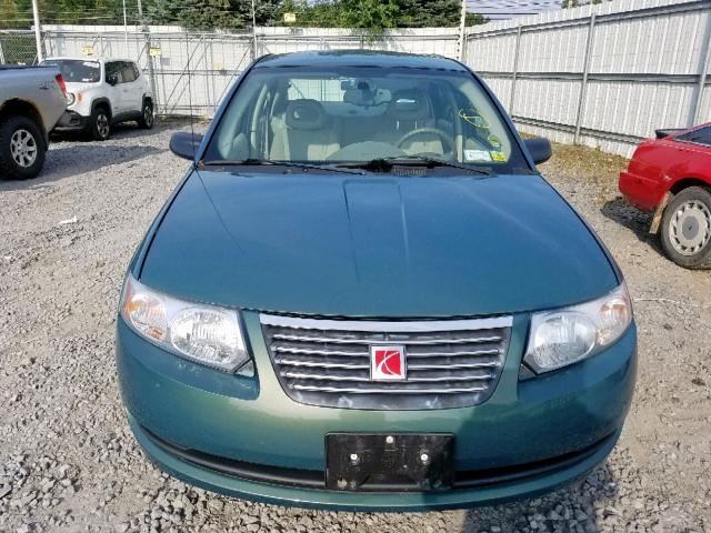 1G8AJ55F07Z150220 - 2007 SATURN ION LEVEL GREEN photo 9