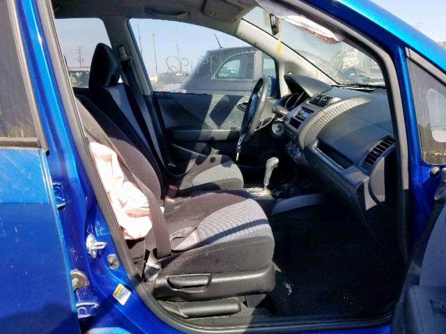 JHMGD38677S025407 - 2007 HONDA FIT S 蓝色 照片 5