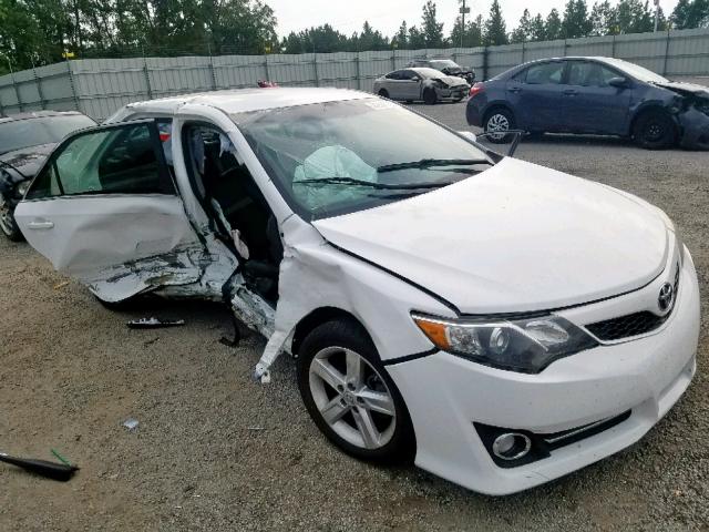 4T1BF1FK6CU134266 - 2012 TOYOTA CAMRY BASE WHITE photo 1