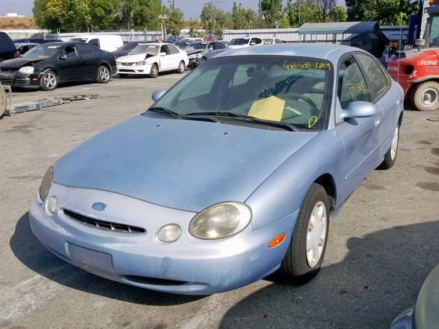 1FALP52UXVG217193 - 1997 FORD TAURUS GL BLUE photo 2