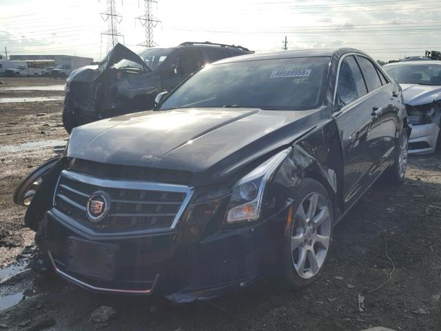 1G6AG5RX1E0112474 - 2014 CADILLAC ATS BLACK photo 2