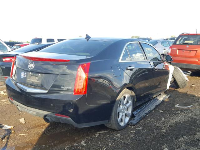 1G6AG5RX1E0112474 - 2014 CADILLAC ATS BLACK photo 4