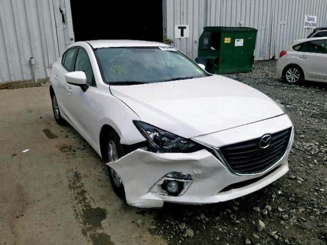 JM1BM1V71F1254232 - 2015 MAZDA 3 TOURING WHITE photo 1