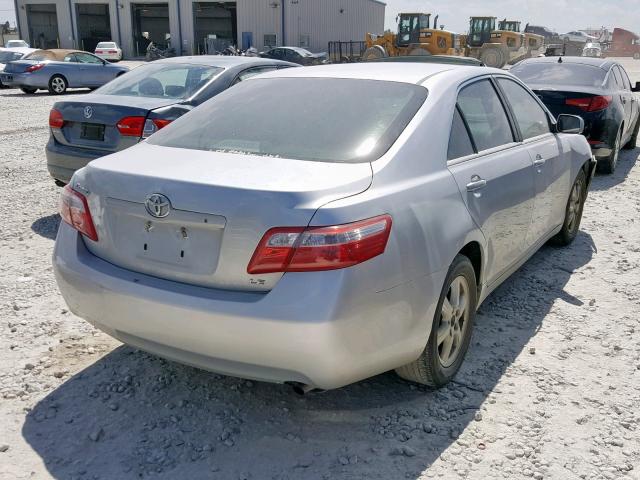 4T1BE46K87U115678 - 2007 TOYOTA CAMRY NEW SILVER photo 4