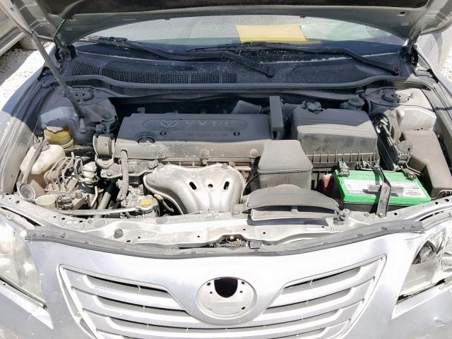 4T1BE46K87U115678 - 2007 TOYOTA CAMRY NEW SILVER photo 7