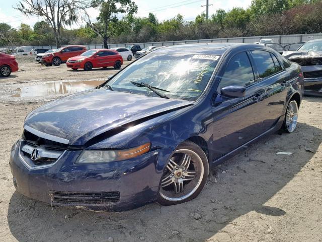 19UUA66236A026588 - 2006 ACURA 3.2TL BLUE photo 2