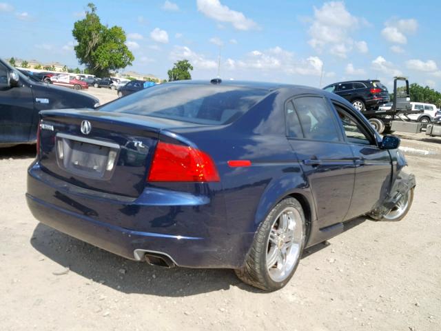 19UUA66236A026588 - 2006 ACURA 3.2TL BLUE photo 4