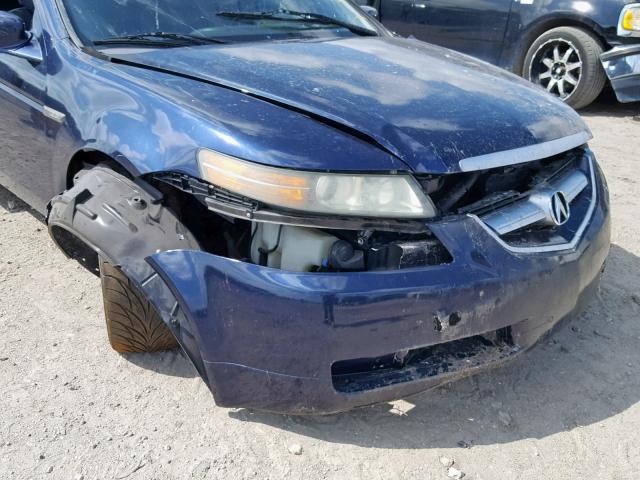 19UUA66236A026588 - 2006 ACURA 3.2TL BLUE photo 9