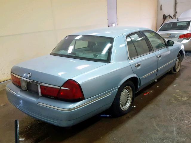 2MEFM75W5YX734682 - 2000 MERCURY GRAND MARQ BLUE photo 4