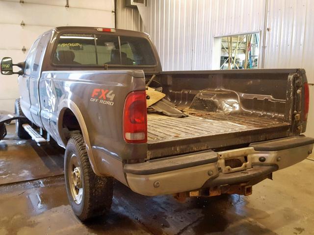 1FTWX31PX6EB97824 - 2006 FORD F350 SRW S GRAY photo 3