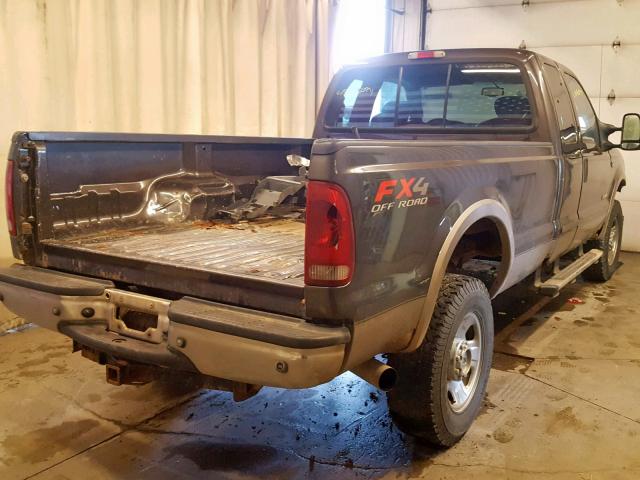 1FTWX31PX6EB97824 - 2006 FORD F350 SRW S GRAY photo 4