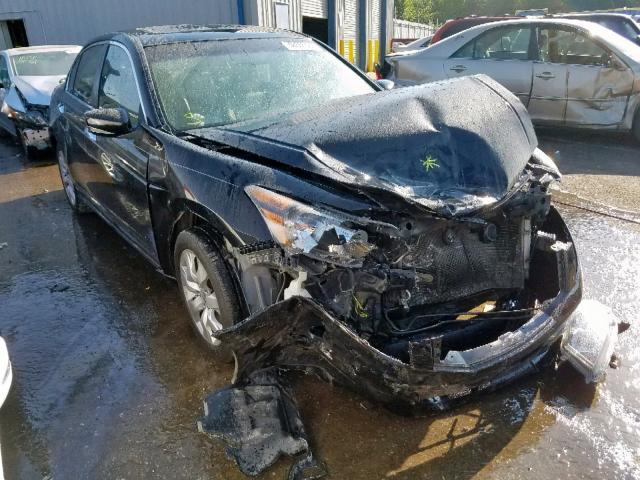 1HGCP3F86AA025960 - 2010 HONDA ACCORD EXL BLACK photo 1